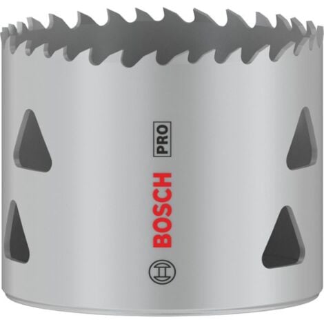 Bosch 1x Sierra de corona PRO Multi Material (para Madera blanda, Cartón-yeso, Ø 60 mm, Professional Accesorios Taladro)