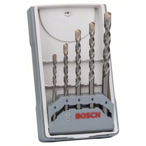 BOSCH 2607017080 Coffret de 5 forets à béton CYL-3, 4 - 8 mm