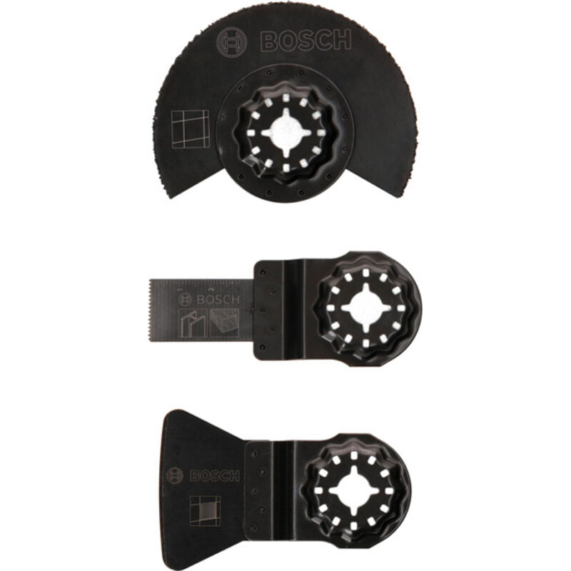 Set di avviamento Starlock per piastrelle, 3 pezzi, per utensili multifunzione