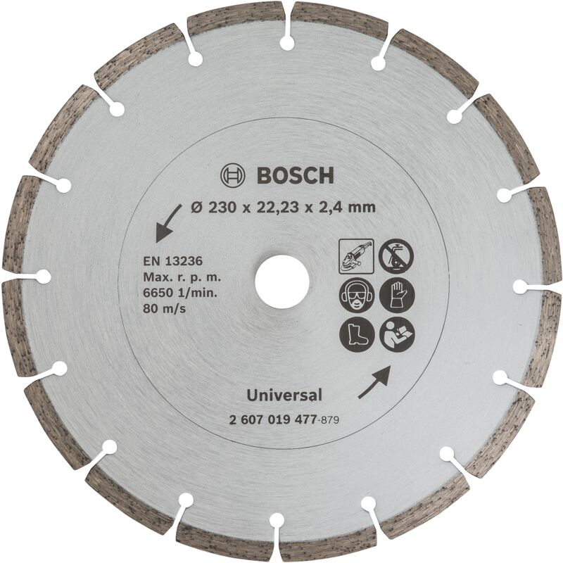 

2607019477 Disco diamante materiales construcción, Ø 230 mm - Bosch