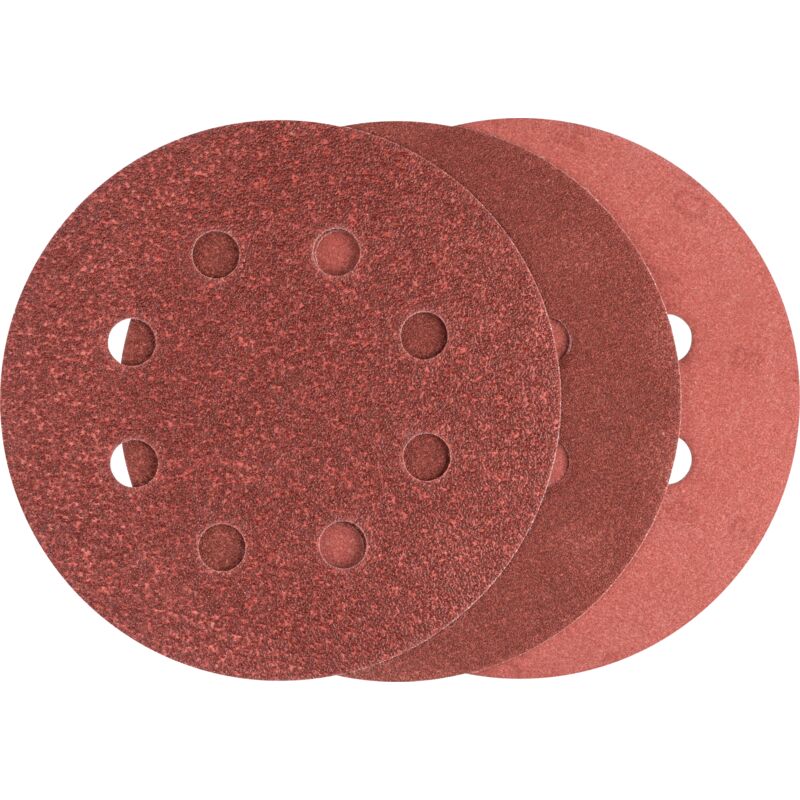Bosch Accessories 2607019496 Router sandpaper set Hook-and-loop-backed, Punched Grit size 80, 120, 240 (ÿ) 115 mm 1 Set