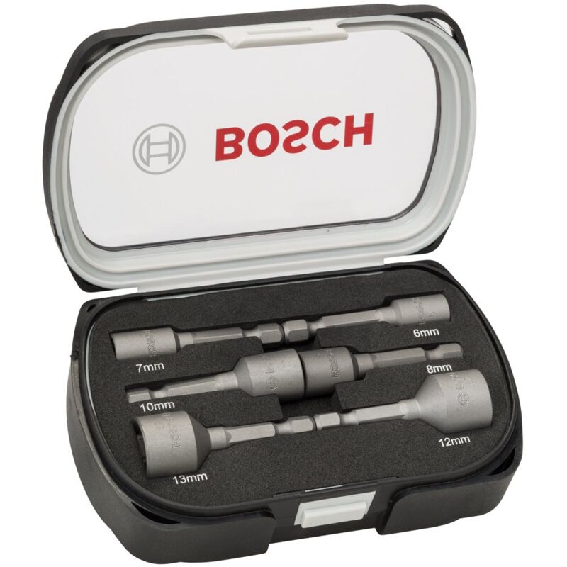 Professional 2608551079 - Chiavi a bussola 6,7,8,10,12,13mm: 50mm: set, nero - Bosch