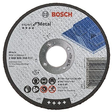 BOSCH Disco de corte recto Expert for Metal AS 46 S BF, 125 mm, 1,6 mm REF.2608600219