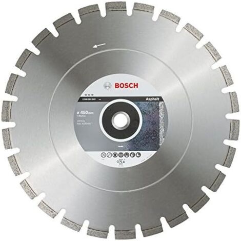 Bosch 2 608 603 643 - Disco de corte de diamante Best for Asphalt (450 x 20/25,40 x 3,6 x 12 mm)