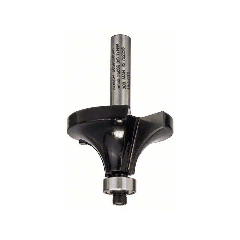 Bosch - 2608628345 Fresa per arrotondare 8 mm R1