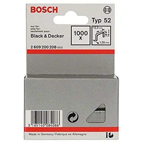 Bosch 2 609 200 208 punto metallico 1000 punti metallici