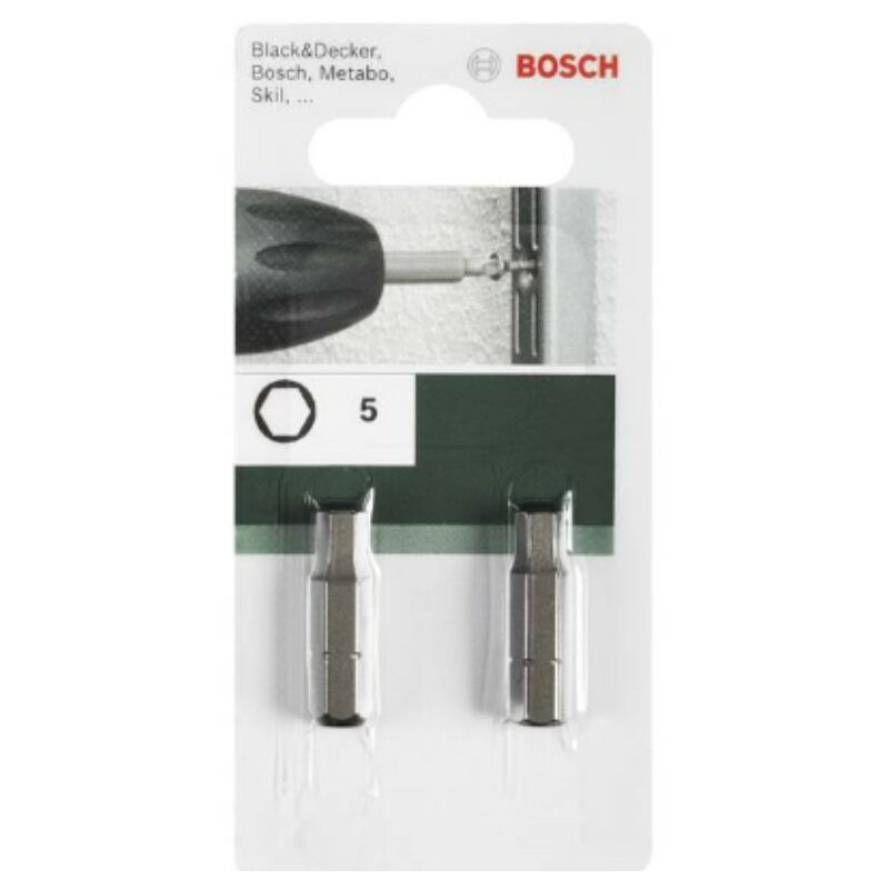 Image of Bosch - 2 Punte Per Trapano Avvitatore, Attacco Esagonale