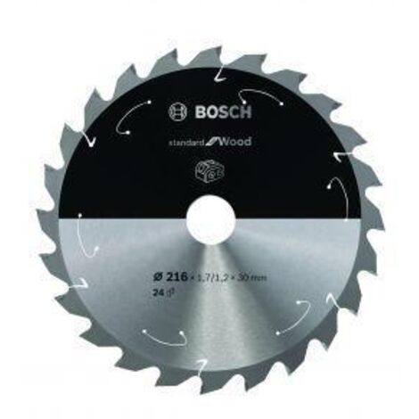 Bosch 216mm X 30mm X 24T 1.7/1.2MM Circular Saw Blade