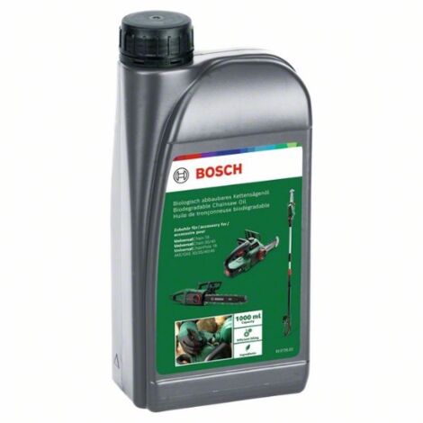 Huile adhérente biodégradable BOSCH - Bidon 1L - 2607000181 - Plusieurs références disponibles
