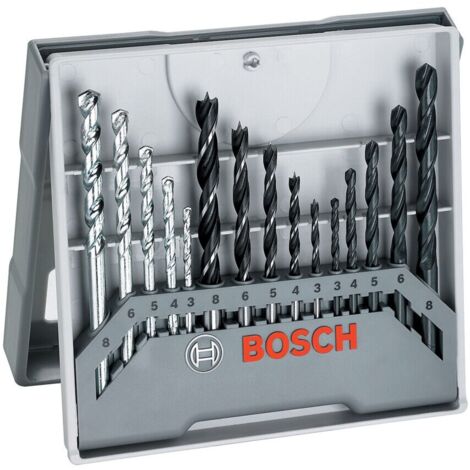 Bosch 2607017038 15 Piece X Pro Line Mixed Drill Bit Set