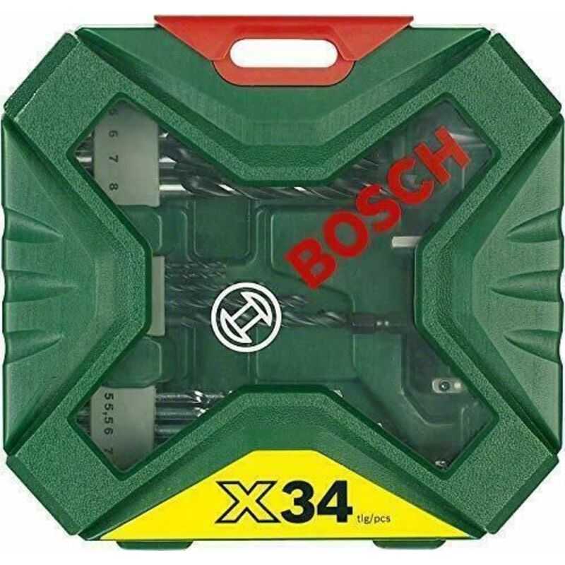 Bosch 2607010608 X-Line Classic Drill & Screwdriver Bit Set 34 Piece