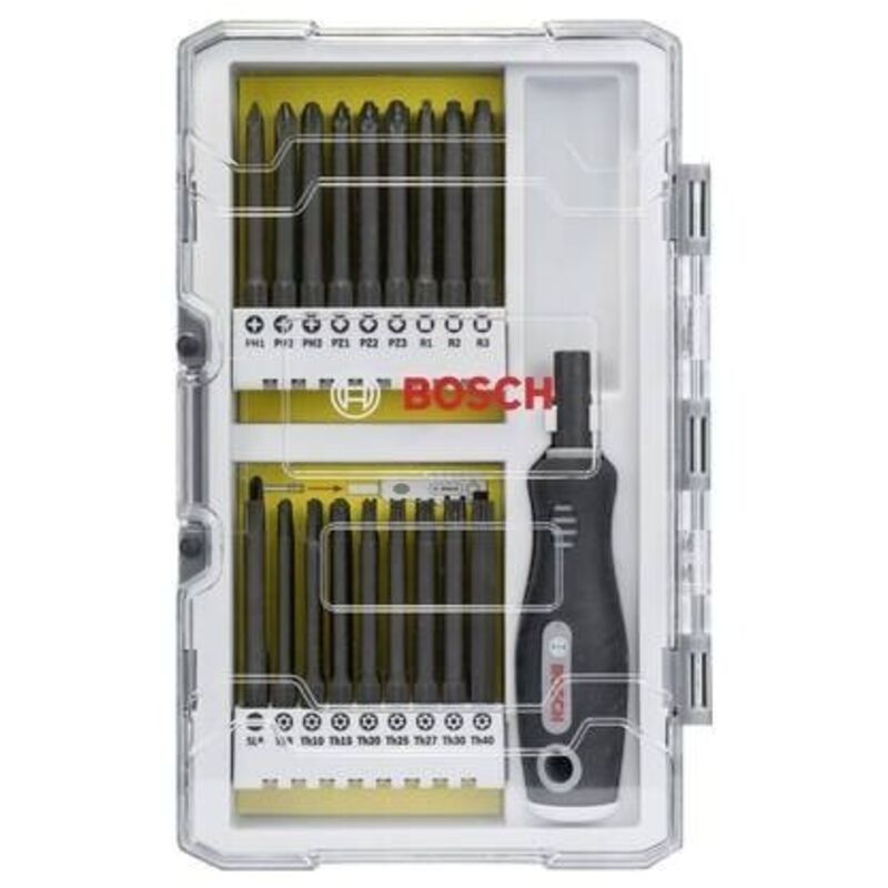 Bosch - Set di bit avvitamento con impugnatura 37 pezzi (2 607 017 320)
