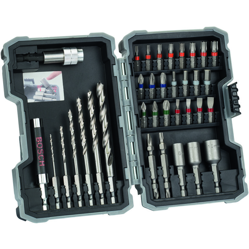 

BOSCH 2607017327 Set de brocas y puntas de atornillar (35 piezas) PH1