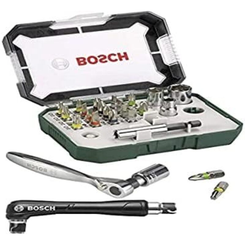 Bosch - Accessories Promoline 2607017392 Kit inserti 27 parti Taglio, Croce Pozidriv, Croce Phillips, Brugola interna, Es