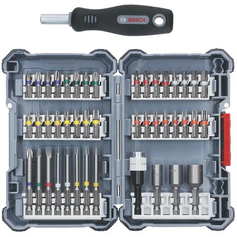 Bosch 2607017693 44 Piece Screwdriver Bit Set & Nutsetter Nut Driver Screwdriver
