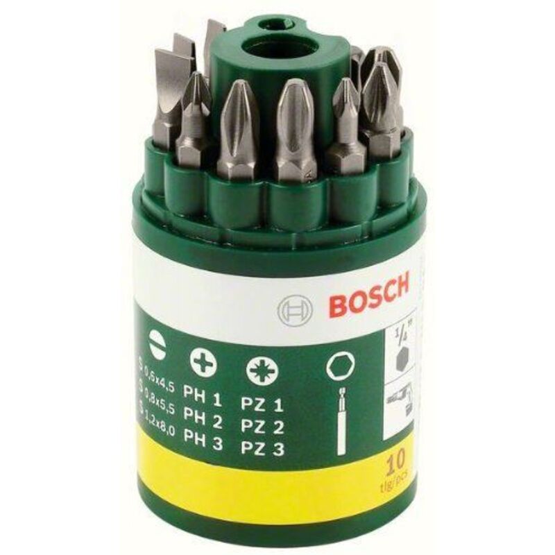 Tonnelet D'Embouts De Vissage Bosch – 10 Pièces, Mandrin Quick Change - vue 7