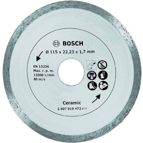 main image of "Bosch 2607019472 115mm Diamond Blade Tile Cutting Disc"