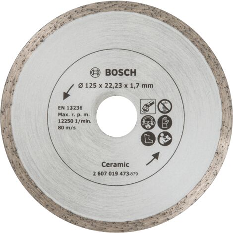 BOSCH 2607019473 Disque à tronçonner diamanté pour carrelages, Ø 125 mm