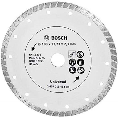 BOSCH 2607019482 DISQUE DIAMANT POUR MEULEUSE TURBO 180 MM
