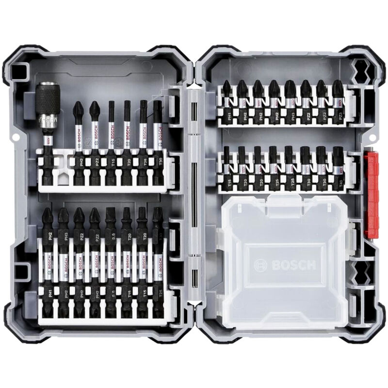 2608522366 31 Piece Mixed Impact Control Screwdriver Bit Set - Bosch