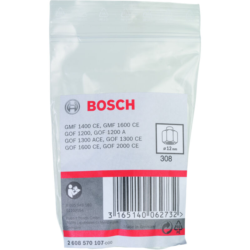 

BOSCH 2608570107 Pinza sujeción GOF1200/1300/2000: 12mm