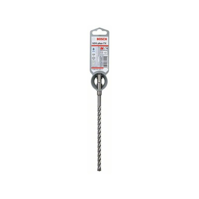 

BOSCH 2608576132 Brocas martillos perforadores SDS-plus-7X 8 x 150 x 215 mm