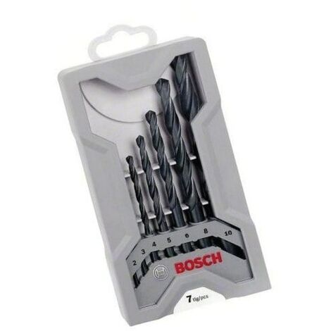 Bosch 2608577347 PointTeQ HSS Twist Drill Bit7 Piece Mini X-Line Set