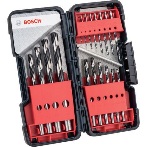 Bosch 2608587013 Juego de brocas metálicas Pro Box 135° Hss 19 Pcs