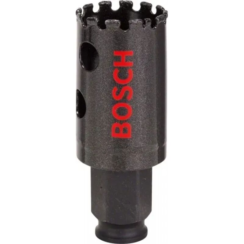 Professional 1x Sega a Tazza Diamantata 'Diamond for Hard Ceramics' (per piastrelle più dure, ø 32 mm, Accessori Trapani a Percussione) - Bosch