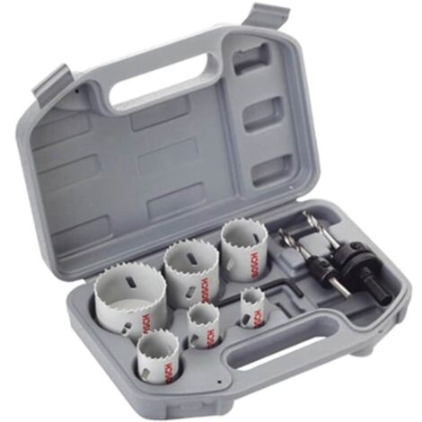 Bosch 2608580804 Electrician's HSS Bi-metal Holesaw Set, 9 Piece BPA608580804