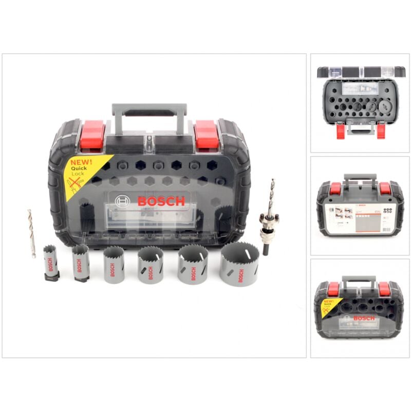 Bosch - Jeu de scies cloches universel bi métal électricien - 11 pièces 22 - 65 mm ( 2608580886 )