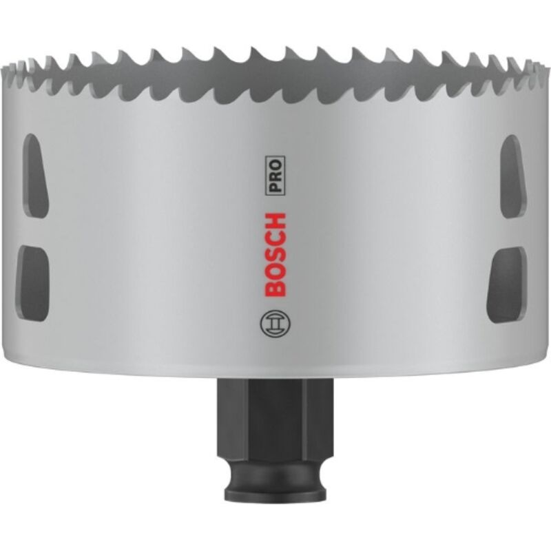 1x Crown Saw pro Multi Material Power Change Plus (per legno tenero, cartongesso, ø 92 mm, Accessori professionali per foratura) - Bosch