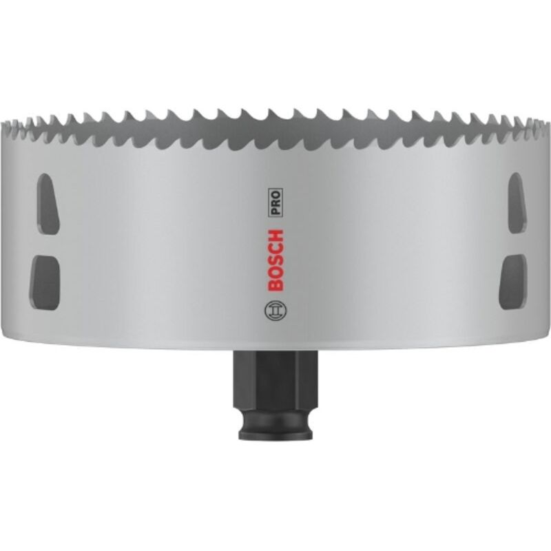 1x Crown Saw pro Multi Material Power Change Plus (per legno tenero, cartongesso, ø 127 mm, Accessori professionali per foratura) - Bosch