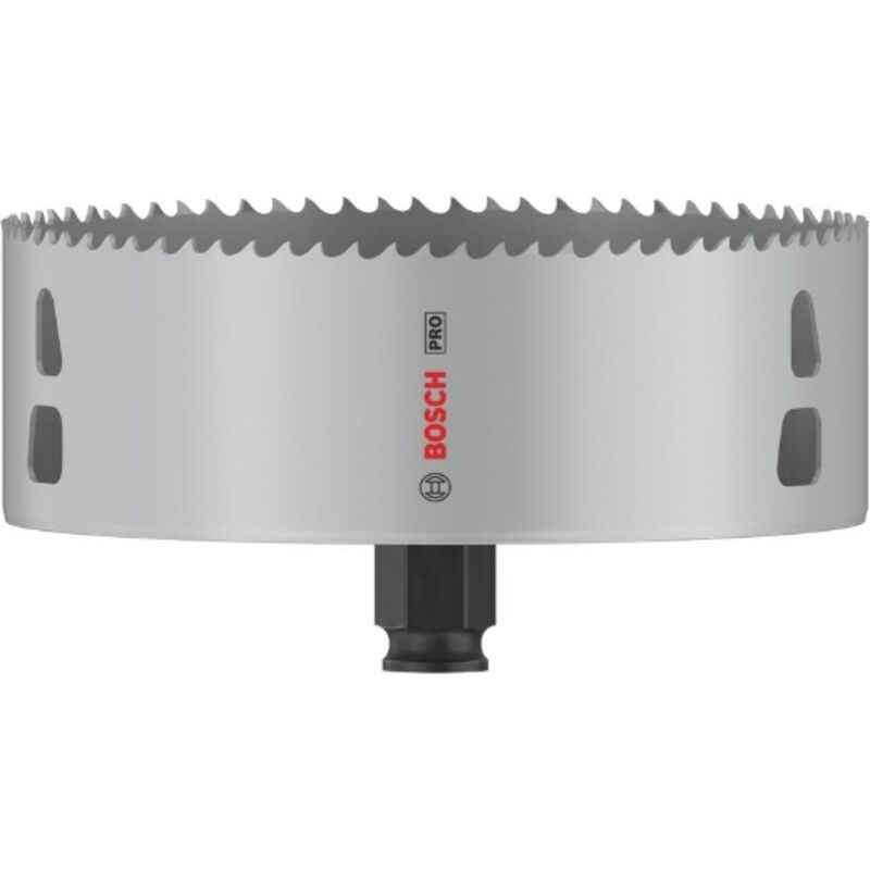 1x Crown Saw pro Multi Material Power Change Plus (per legno tenero, cartongesso, ø 140 mm, Accessori professionali per foratura) - Bosch