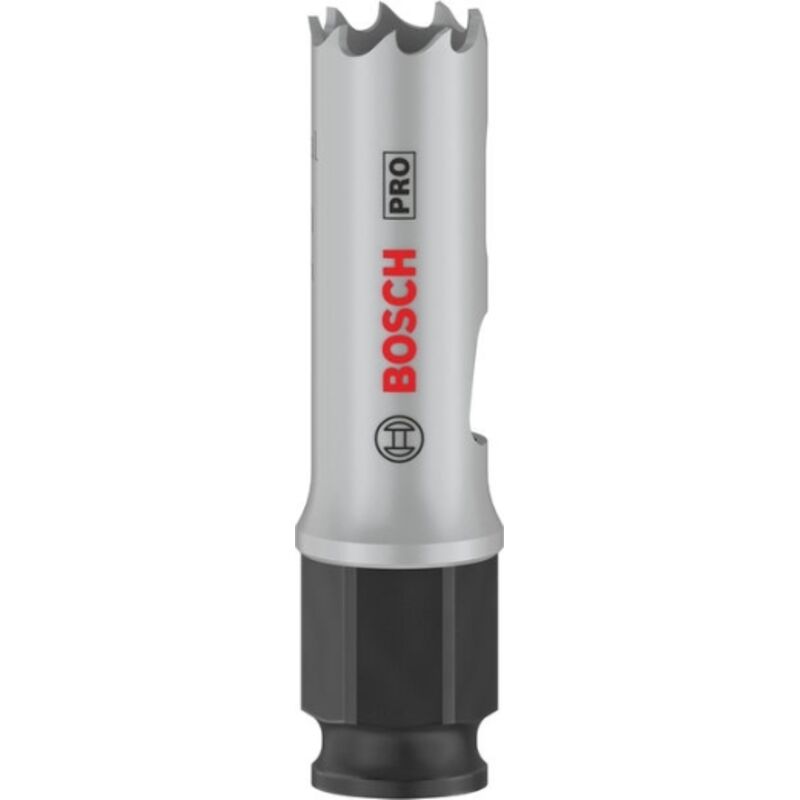 1x Crown Saw pro Multi Material Power Change Plus (per legno tenero, cartongesso, ø 17 mm, foratura con accessori professionali) - Bosch
