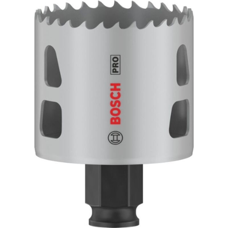 1x Crown Saw pro Multi Material Power Change Plus (per legno tenero, cartongesso, ø 54 mm, Accessori professionali per foratura) - Bosch