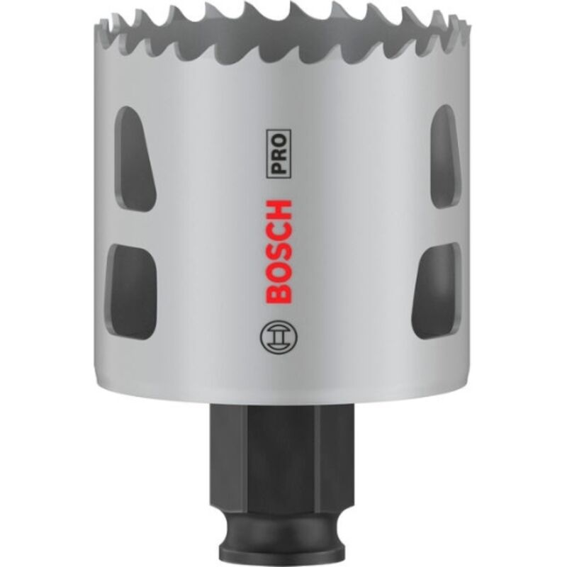 1x Crown Saw pro Multi Material Power Change Plus (per legno tenero, cartongesso, ø 51 mm, Accessori professionali per foratura) - Bosch