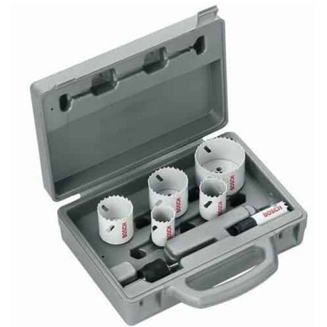 Bosch 2608584670 Coffret de 6 scies trépans Progressor Ø20 à Ø64 mm pour bois et métal