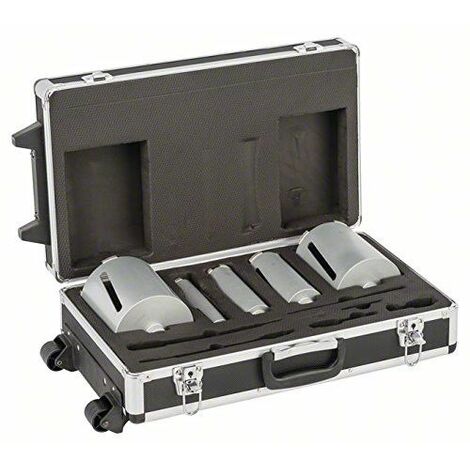 Bosch 2608587007 Set de 5 Couronnes de forage à sec diamantée G 1/2 38/52/65/117/127...