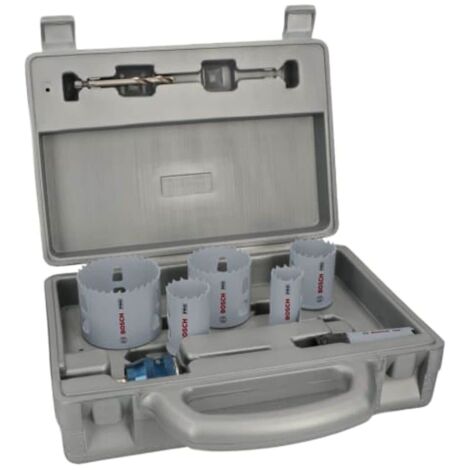 Bosch 2608594435 PRO Multi Material PC Plus Hole Saw Set, 9 Piece BPA608594435