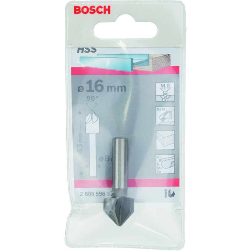 Bosch - Fraise cylindrique conique : 16x48x10 2608596372