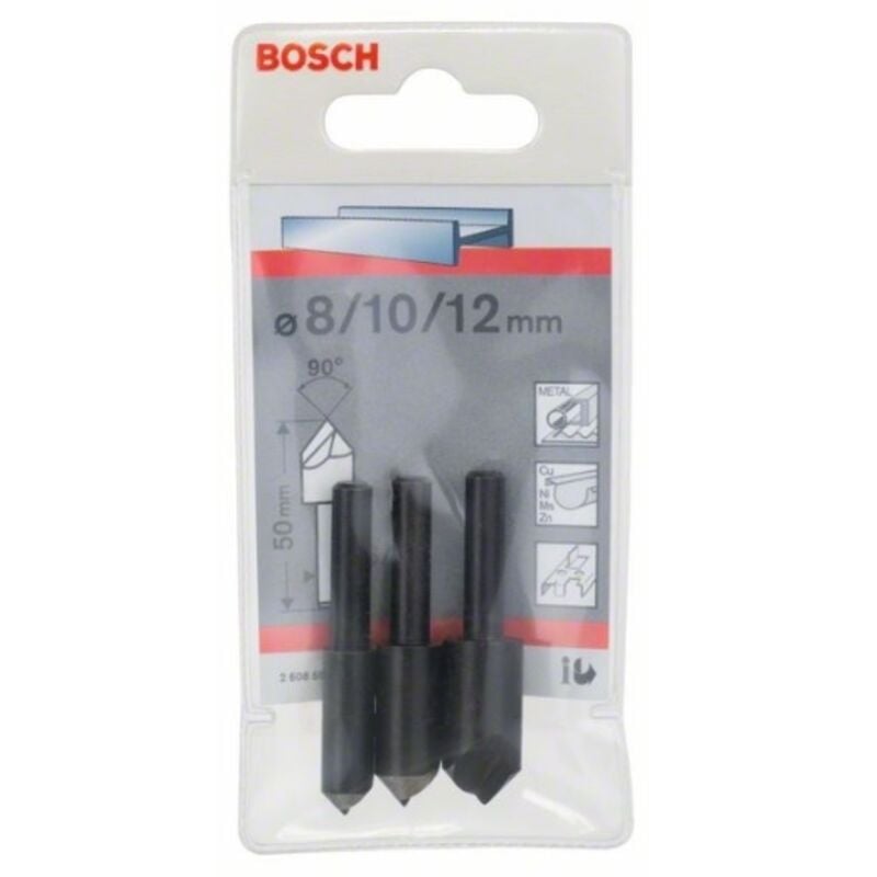 Bosch - 2608596667 coffret de fraises coniques queue 6 mm