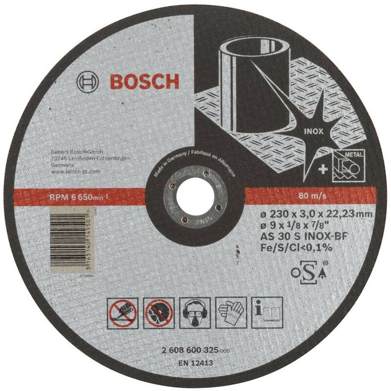 

BOSCH Corte recto Expert Inox: 230x3mm