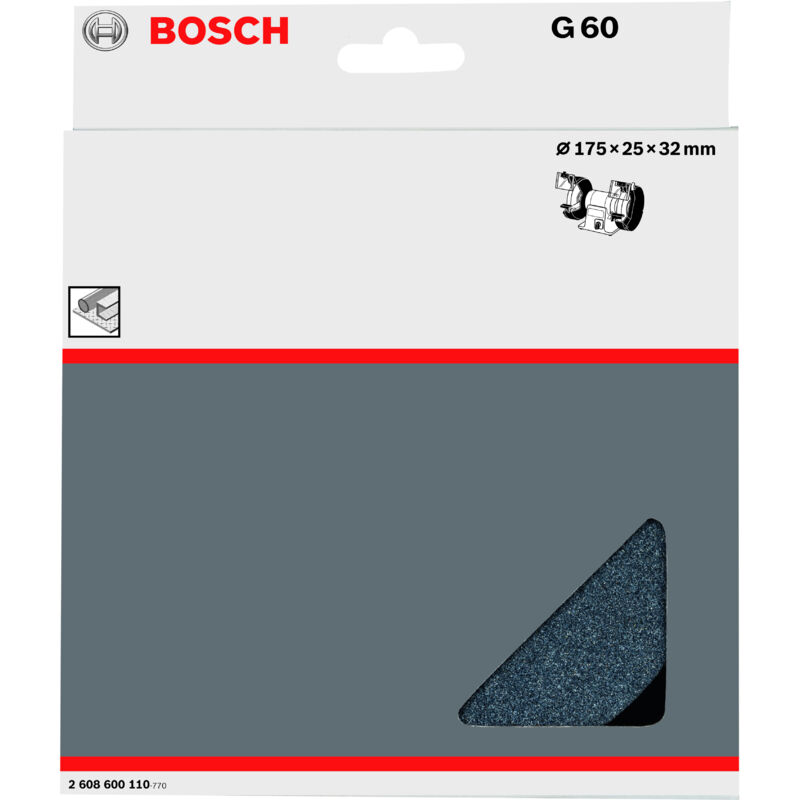 

BOSCH 2608600110 Piedra afilar: 175x25x32mm G60