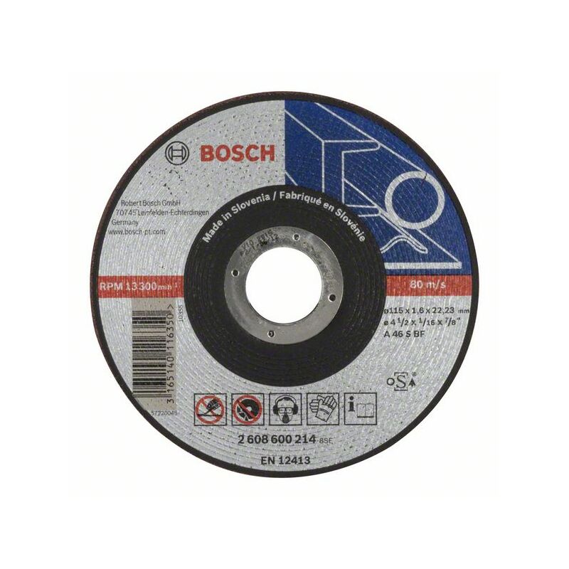 

BOSCH 2608600214 Disco corte recto Expert Metal AS 46 S BF, 115, 1,6