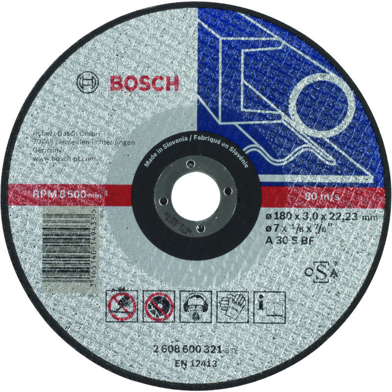 

BOSCH 2608600321 Disco corte recto Expert Metal A 30 S BF, 180, 3,0