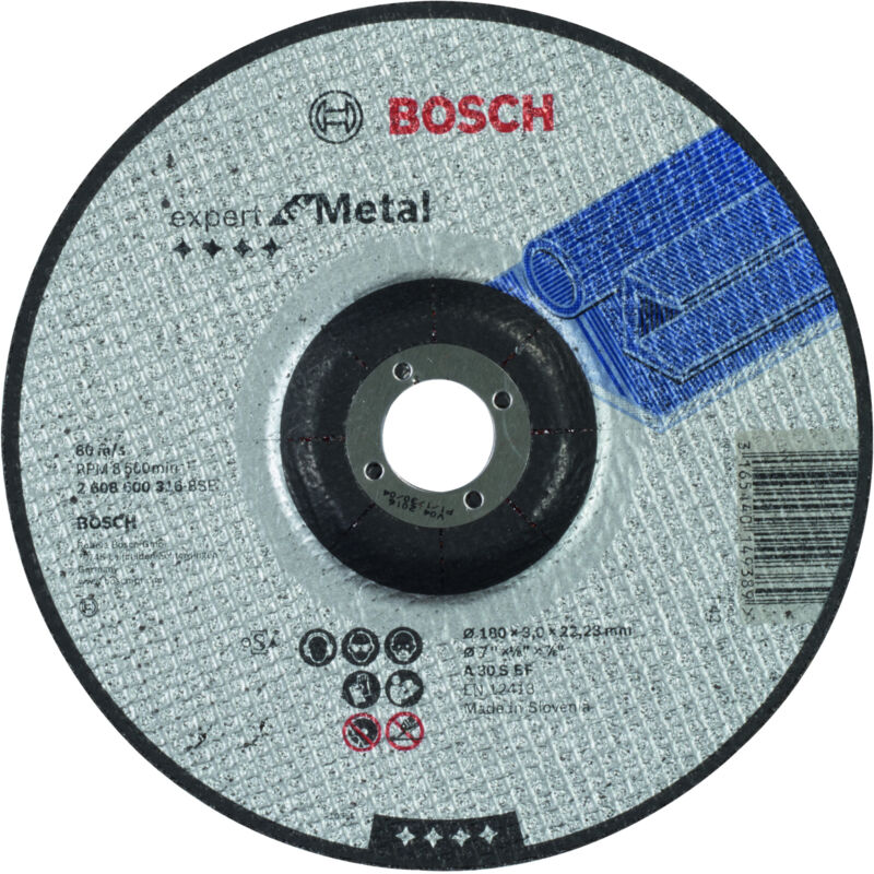 

BOSCH 2608600316 Disco corte acodado Expert Metal A 30 S BF, 180, 3,0