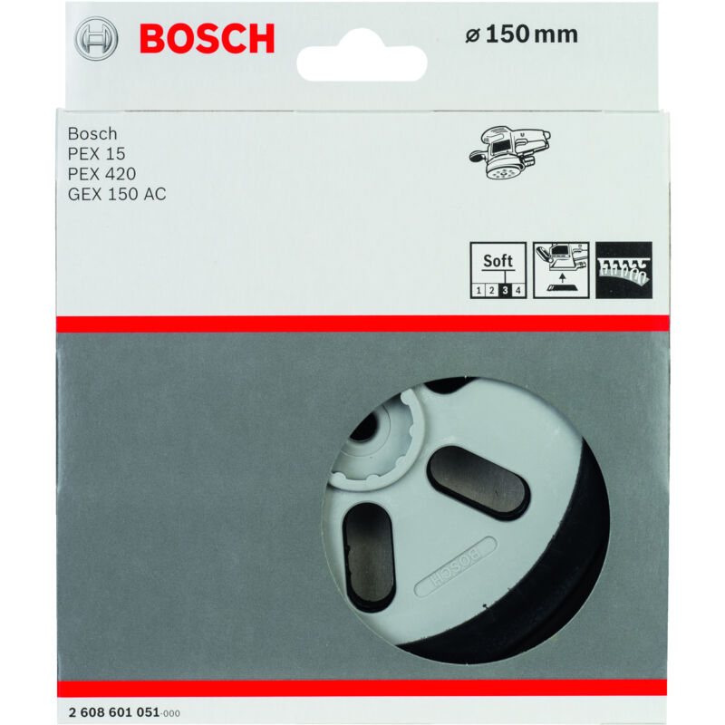 

2608601051 Plato lijador blando PEX 15/420, GEX 150 - Bosch