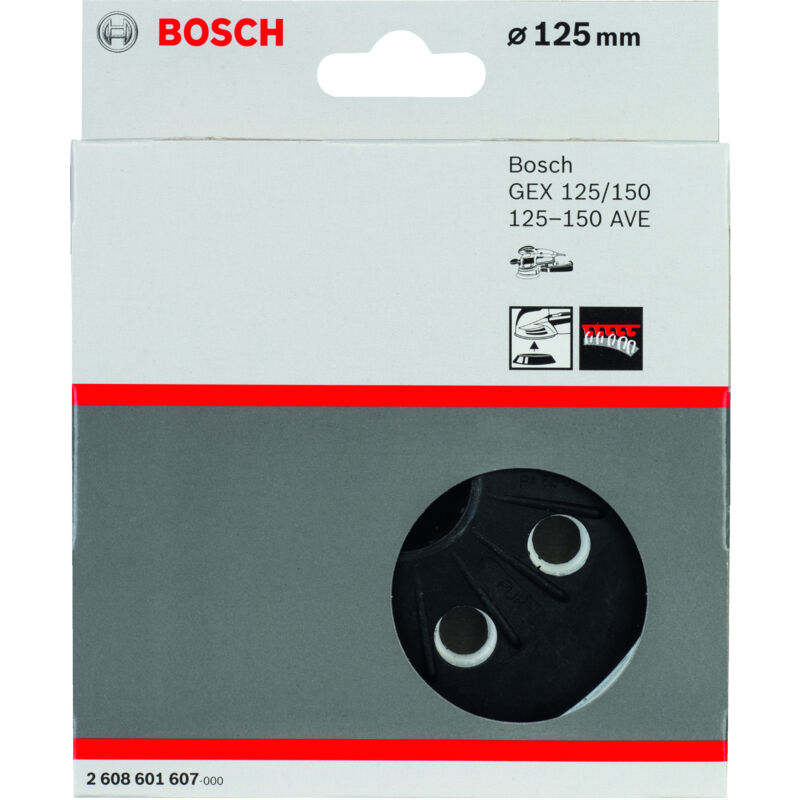 

2608601607 Plato lijador 125MM GEX 125-150 AVE SEMIDURO - Bosch
