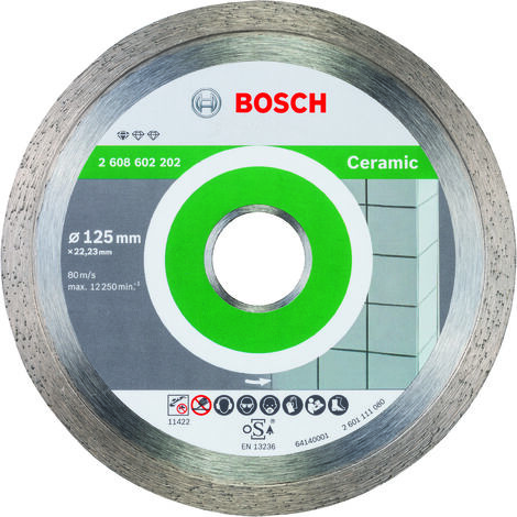 BOSCH 2608602202 Disco tronzador diamante Standard Ceramic 125x2223x16x7